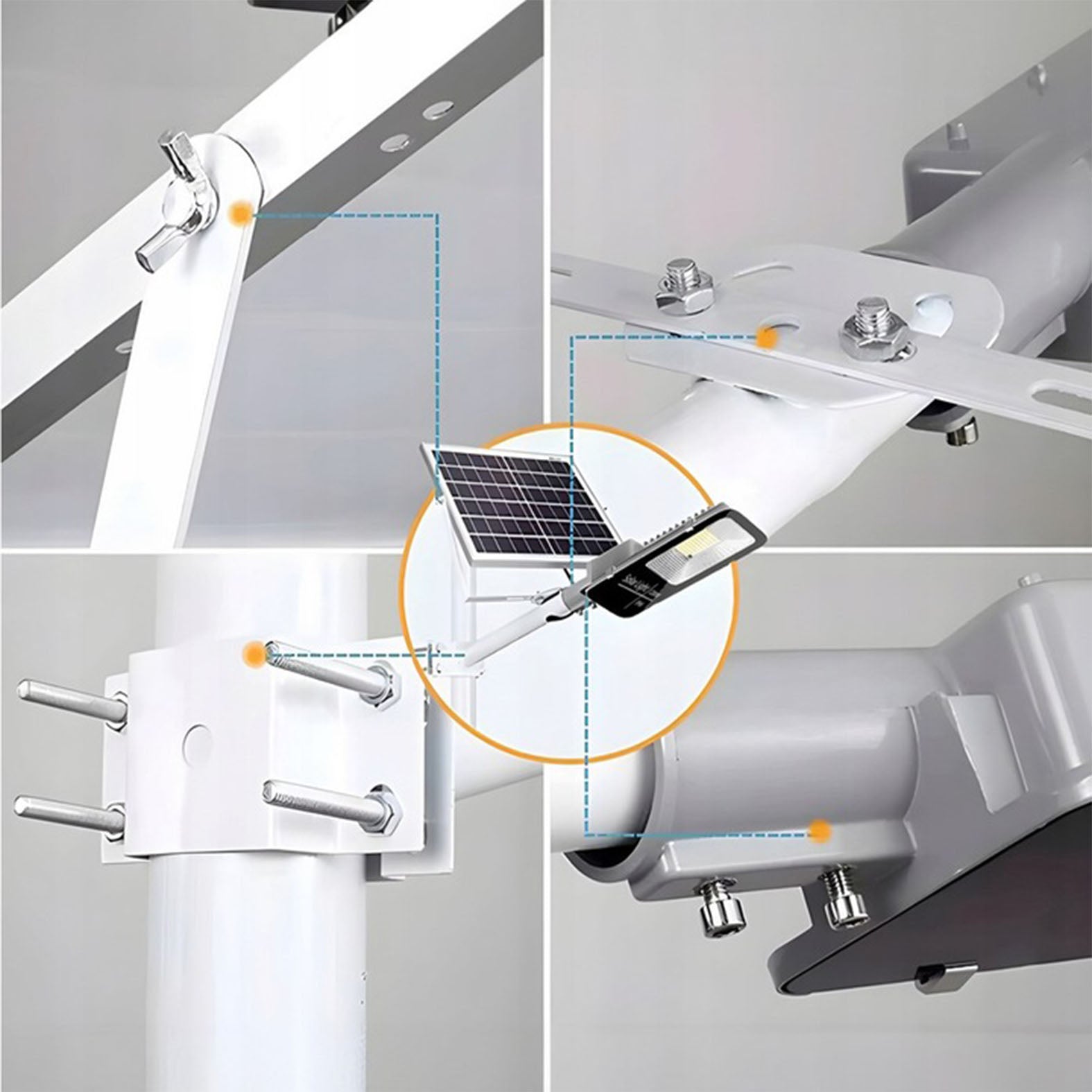 Leistungsstarke Solarlampe, Dämmerungssensor, Fernsteuerung, Vögler Professional 600W